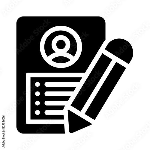 Resume document with a pencil for editing purposes. Suitable for job seekers, career professionals, hr managers, business consultants, educational institutions.
