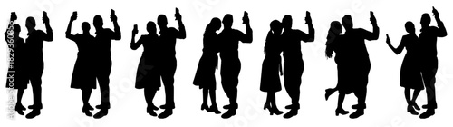 vector illustration of a people silhouette