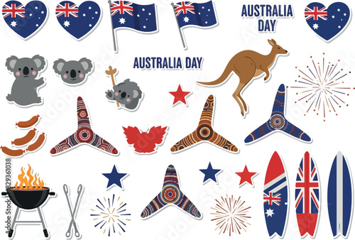 Australia Day Celebration Icons of National Pride and Festivities