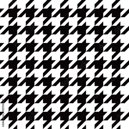 モノクロの千鳥格子柄　小サイズ　黒少なめ　Web　Adobe Illustrator Artwork