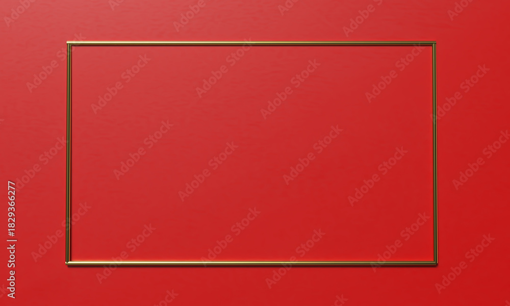 Fototapeta premium chinese new year china frame golden yellow orange color mockup empty blank template banner horse zodiac chinese new year asia mockup present product 2026 2027 lunar china festival celebration horse