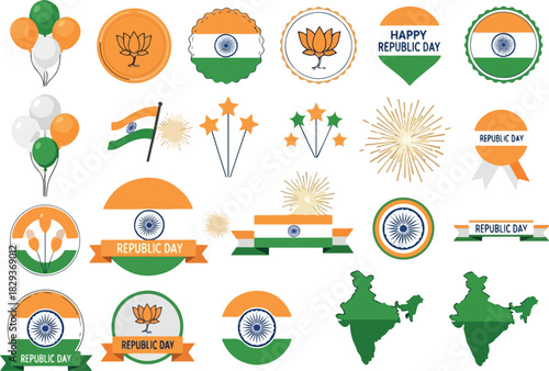 Indian Republic Day Celebration Graphics National Pride and Cultural Heritage