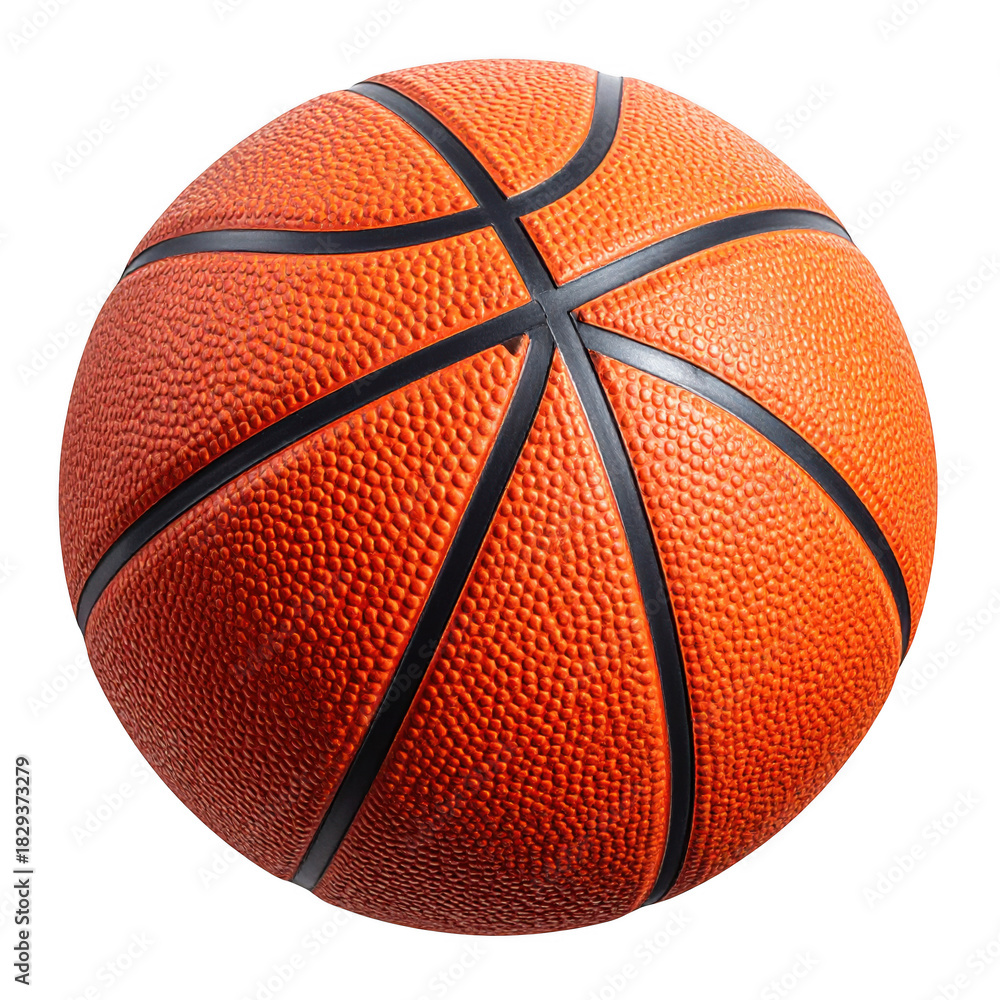Fototapeta premium Basketball isolated on transparent background