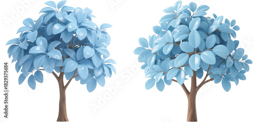 Fototapeta Naklejka Na Ścianę i Meble -  木　植物　自然　水色