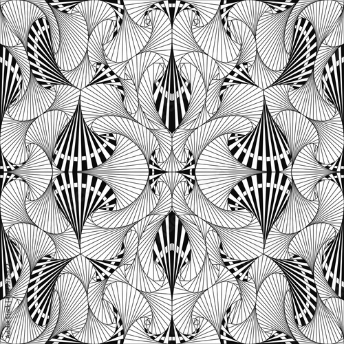 Canvas Print Abstract, scribble patterns, abstract lines without a definite form combine to create images