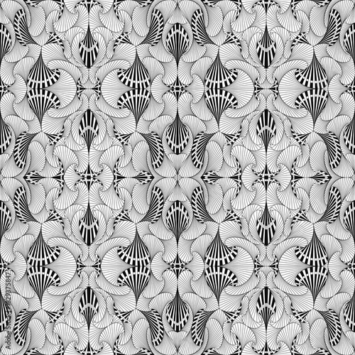 Billede på lærred Abstract, scribble patterns, abstract lines without a definite form combine to create images