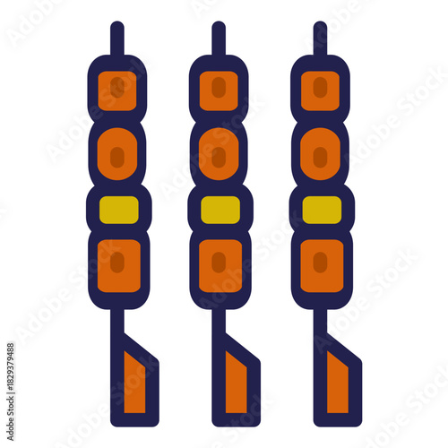 Yakitori Skewered Chicken Grilled