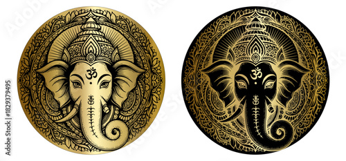 Ganesha Vector Illustration, Lord Ganesha Line Art, Minimalist Ganesha Vector, Hindu God Ganesha Artwork, Sacred Ganesha Vector Design, Elegant Ganesha Outline, Traditional Ganesha Vector.