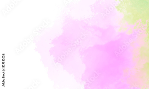  Soft pastel watercolor wash with subtle color blending