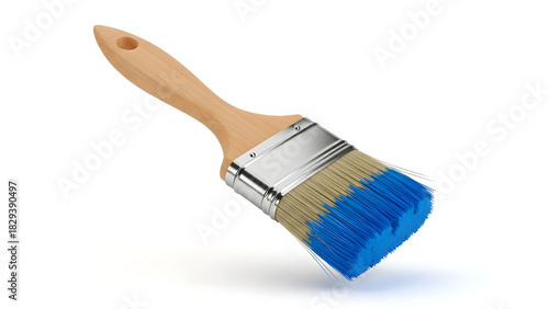 Fototapeta Naklejka Na Ścianę i Meble -  Clean 3D Paint Tool Isolated