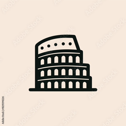 Colosseum Rome Logo