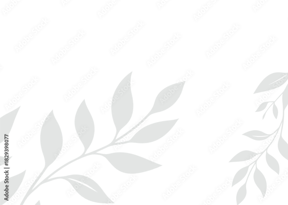 Fototapeta premium Natural Leaf Shadow Overlay Vector Transparent for Stylish Mockup Applications and Visual Depth