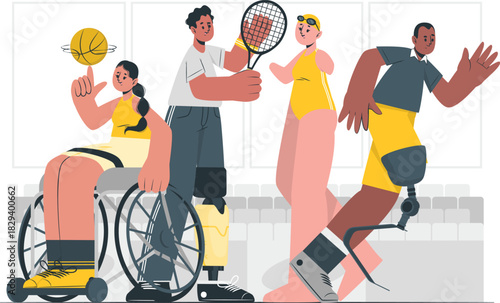 Inclusive Sports Celebrating Diversity and Abilities in Athletics - Engaging Visuals