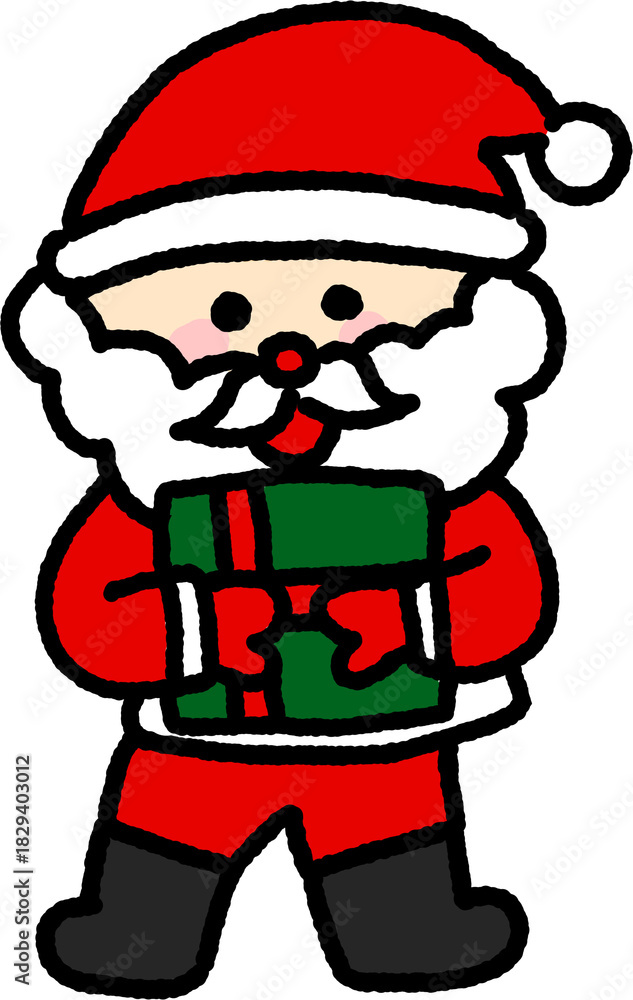 Fototapeta premium 선물을 가지고 온 산타 