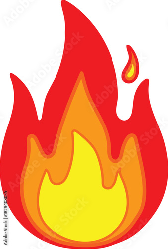 Fire flame hot burning blaze heat danger wildfire inferno ember