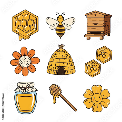 honey and bees