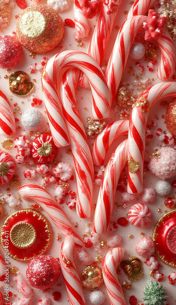 Fototapeta premium red christmas background