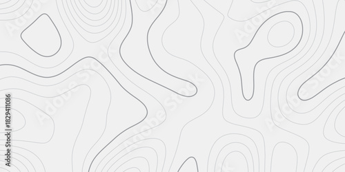 Mountain Relief Elevation Model Rendered in Linear Waves – Endless Topographic Contour Texture for Surface Design