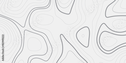 Artistic Topographic Line Network – Geographic Ridge Flow Pattern Seamlessly Repeated for Mapping Visualization