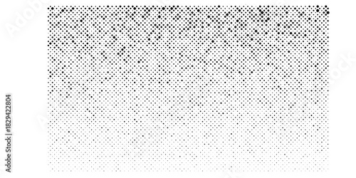 Modern halftone texture with fading dots for abstract design, creating dynamic vintage patterns, perfect for backgrounds, overlays, and stylish artistic effects