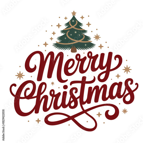 merry christmas lettering