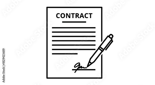 Scroll and Quill Icon – Vintage Writing, Manuscript & Literature Symbol