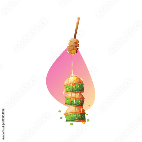 baklava with pistachio