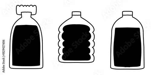 plastic gallon bottle icon