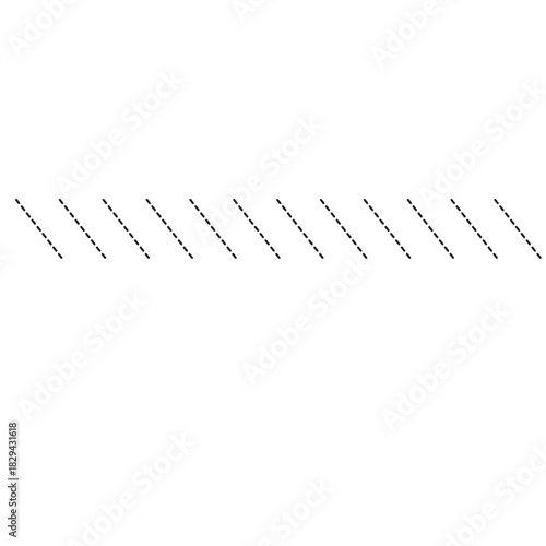Dotted diagonal line adds clean geometric energy to websites, presentations, or packaging with subtle angular motion
