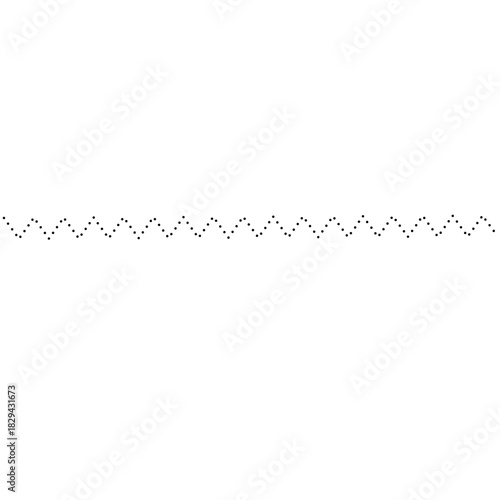 Fluid dotted wavy line adds organic movement to UI, presentations, or packaging with calm rhythmic flow