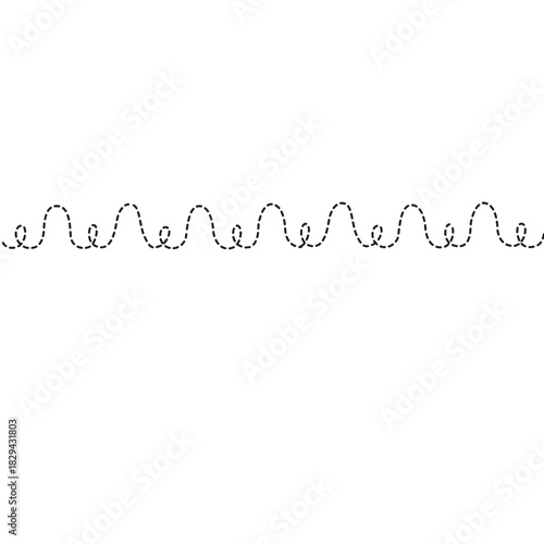 Elegant dotted wavy border enhances luxury packaging, stationery, or UI with refined rhythmic decorative touch