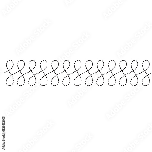 Playful dotted loop pattern ideal for children’s content, scrapbooks, or creative web layouts with cheerful repetition