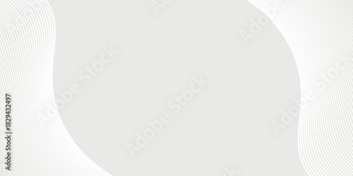 A plain, light gray, abstract design with flowing curves.