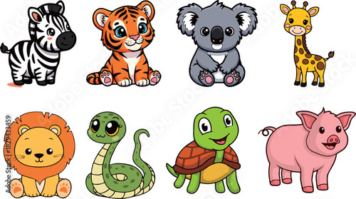 animal vector. collection