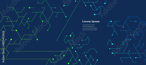 幾何学 抽象 六角形 回路 科学 テクノロジー 背景