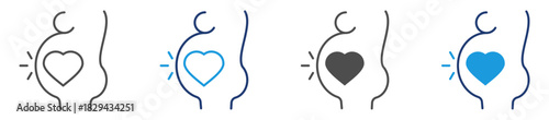 pregnancy icon sheet multiple style