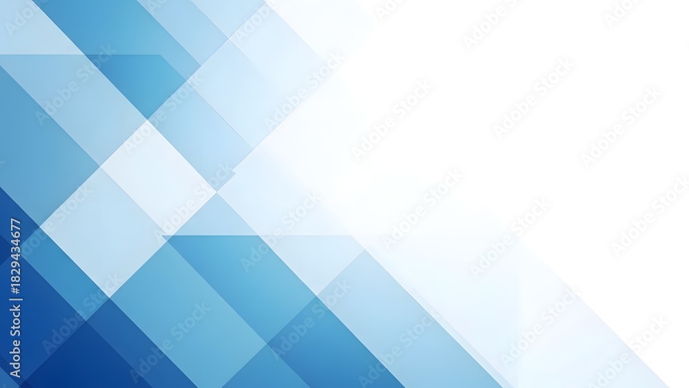Obraz premium Abstract blue and white geometric background with diagonal pattern