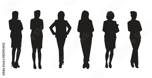 Business Woman Silhouette Collection