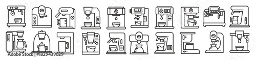  coffee machine icons