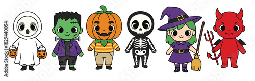 cute cartoon halloween costumes for kids