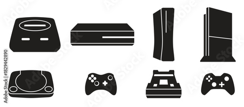 game console set