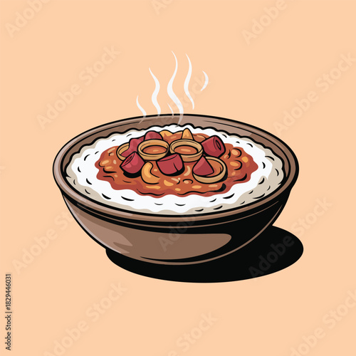 Japanese-style curry rice