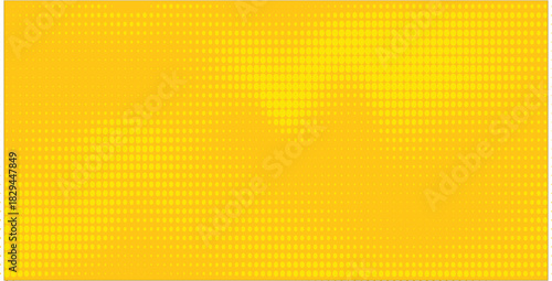 yellow halftone background bright pixelated dotted texture