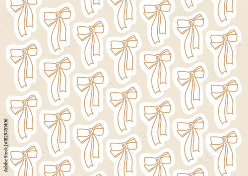 hand drawn ribbon wallpaper