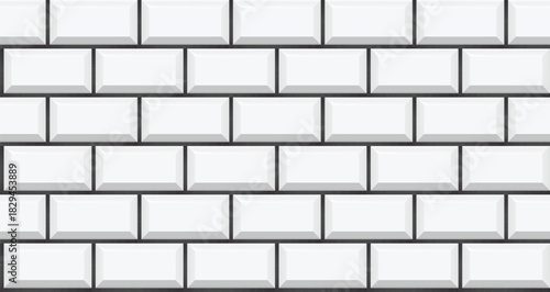 Subway tile seamless pattern.