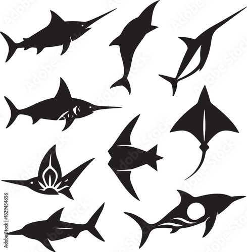 shark_stingray_silhouette_bundle.eps