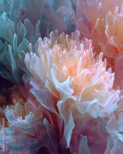 coral reef in aquarium