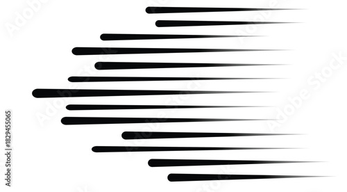 speed line anime fast effect manga horizontal motion strips