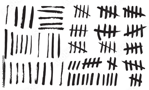  Tally mark vector illustration