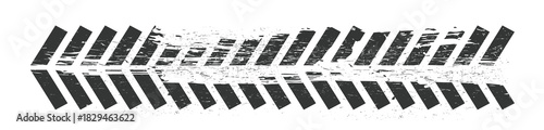 tyre mark car or bike wheel trace grunge textured trail 